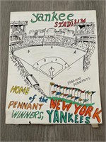 Vintage New York Yankees Stadium Fan Art