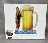Pool Candy Giant Beer Mug Pool Raft New in Box
