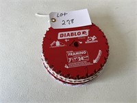 Diablo 7 1/4'' Blades, 24 Teeth (31 Count)