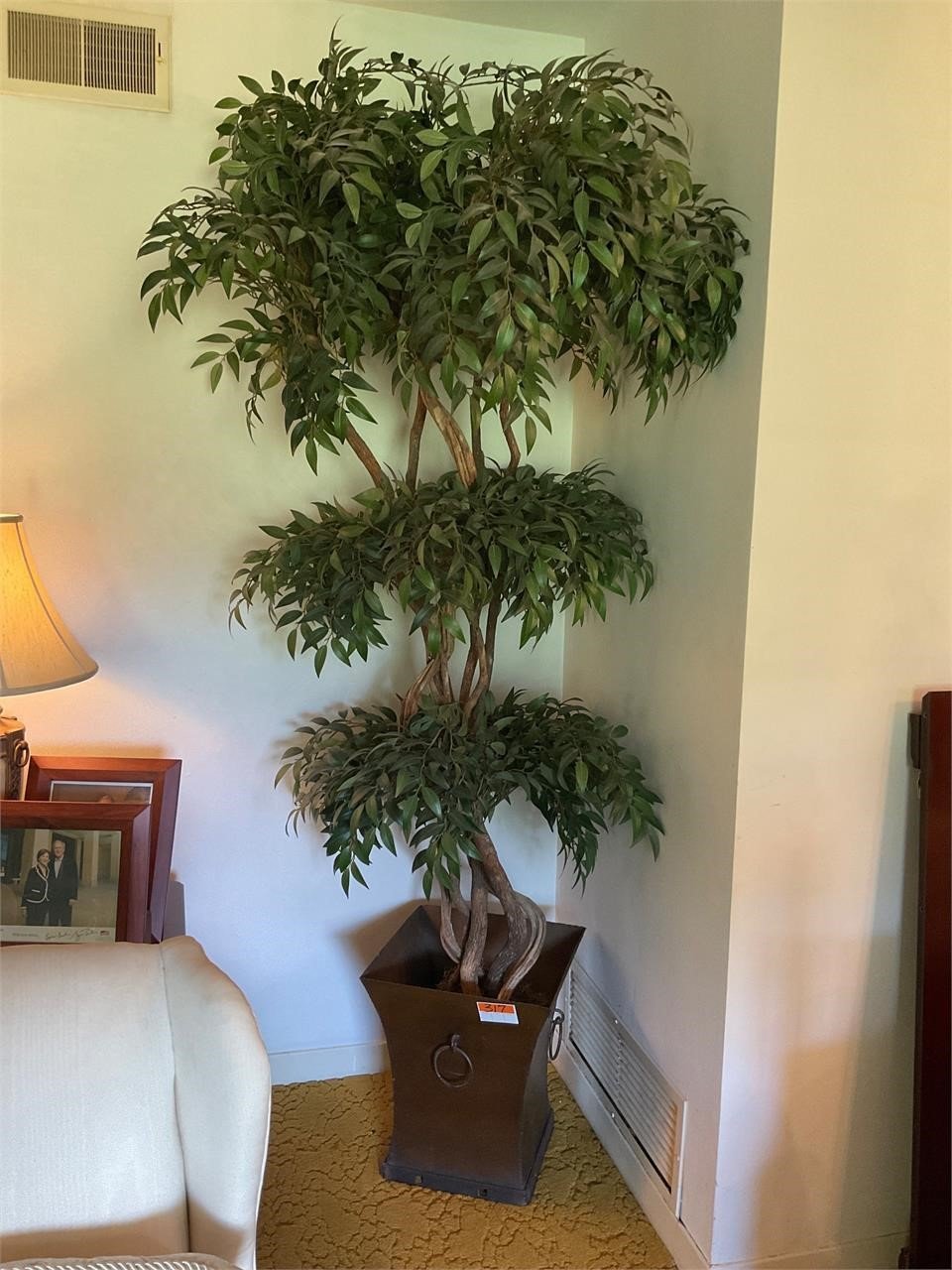 7.5ft Faux Tree in Planter
