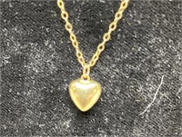Heart Pendant on Fine Chain