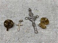 Religious Crosses and Pins