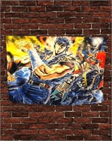 36" X 60" Fist Of North Star Tapestry
