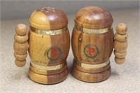 Set of Wooden Salt and Pepper Shakers
