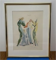 Salvador Dali Artist Signed Print
