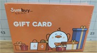 SumBuy sealed gift card??