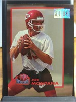 Joe Montana 1993 pro set Chiefs football card