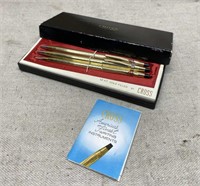 Cross 12kt Gold Filled Pens and Pencil