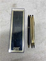 Cross Gold Filled Pen And Pencil Set