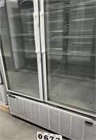 Master-Bilt 2 Door Glass Freezer Merchandiser