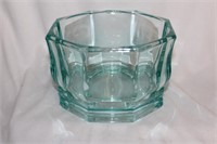A Teal Colour Glass Bowl