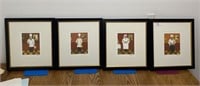 4 Framed Artist and Numbered Prints