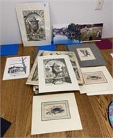 Large Lot of Miscellaneous Artwork