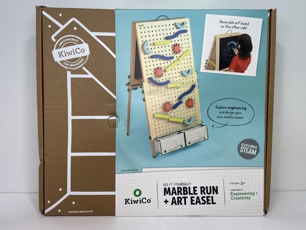 MARBLE RUN & ART EASEL