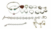 Sterling Cz, Turquoise, Opal Rings, Bracelets