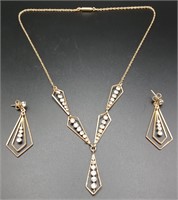 Vintage Krementz Jewelry Set