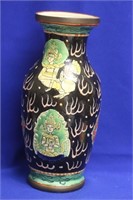 An Antique/Vintage Famille Noire Vase