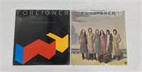 Pair of Vintage Foreigner Record Albums