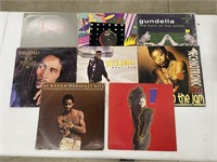 Group of Vintage R&B Record Albums