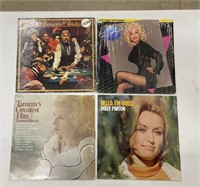 Group of Vintage Classic Country Record Albums