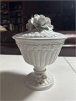 Italian Porcelain Covered Compote