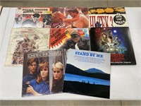 Group of Vintage Soundtrack Record Albums