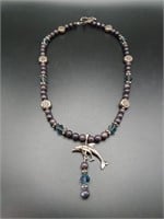 Beaded Dolphine Necklace