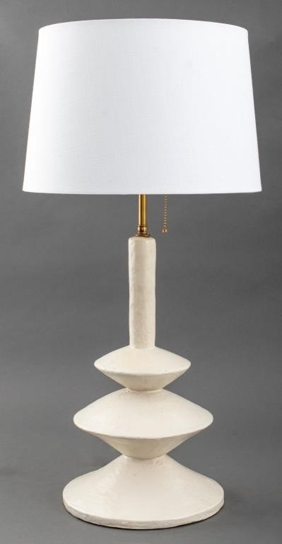 Diego Giacometti Style Plaster Table Lamp