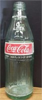 Vintage glass Coke bottle