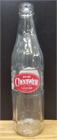 Vintage cheerwine glass bottle