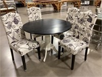 (4) Go Plus Brand High Back Dining Chairs & Table