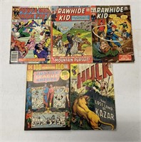 Group of Vintage Marvel & DC Comic Books