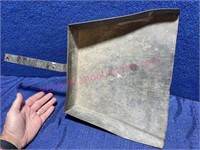 Old galvanized dust pan (larger) handmade