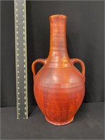 Large Cole Family Pottery Two Handle Vase