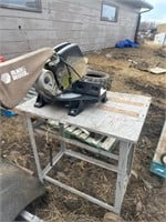Mitre Saw with Stand and Wheels