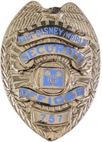 Early 1980s Disney World Security Metal Badge