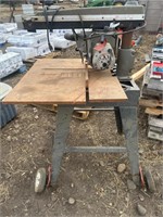 Radial Arm Saw, Stand and Wheels