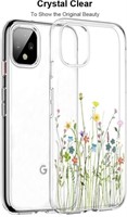 New - 1Pc - Pixel 4 Case Clear with Design Soft