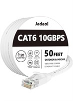 New - 1PC - Cat 6 Ethernet Cable 50 ft,