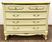 Vtg French Provincial Inspired Chest Of Drawers