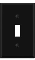 (New) Toggle Light Switch Metal Cover Plate, Wall
