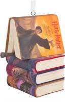 Hallmark Harry Potter Stacked Books with Wand