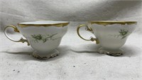 Rosenthal Germany Pompadour Tea Cups