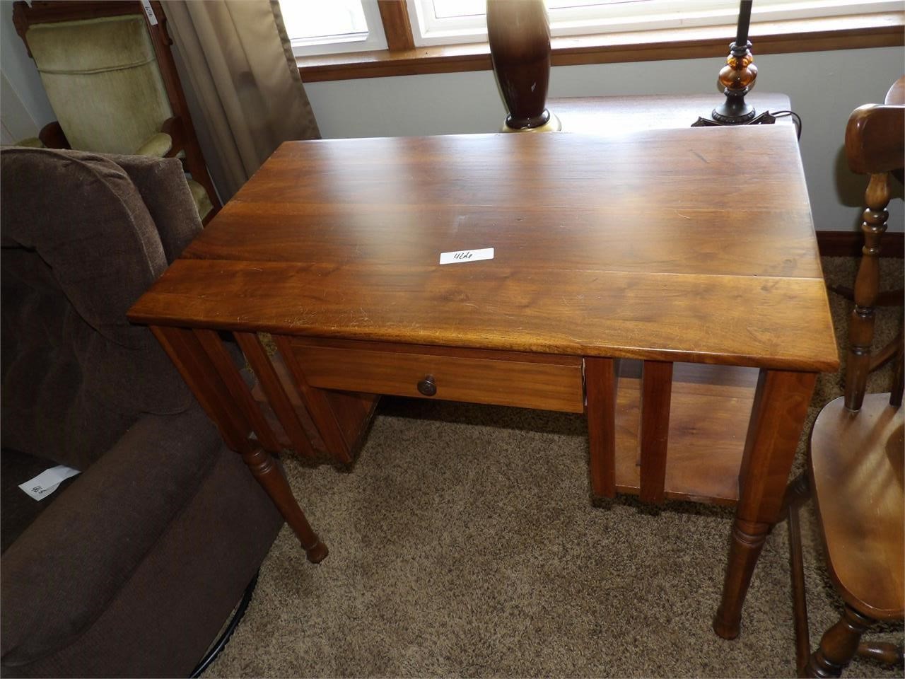 OLD WOOD DESK NEEDS A LITTLE TLC