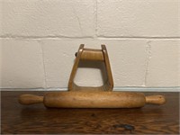 Wooden Rolling Pin & Wooden Stirrup