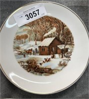 Country scenery wall plate