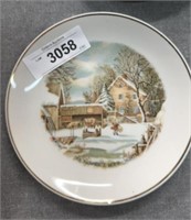 Country scenery walk plate