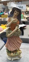 Vintage woman figurine