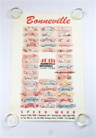 Original 1988 40th Bonneville Speed Week Poster
