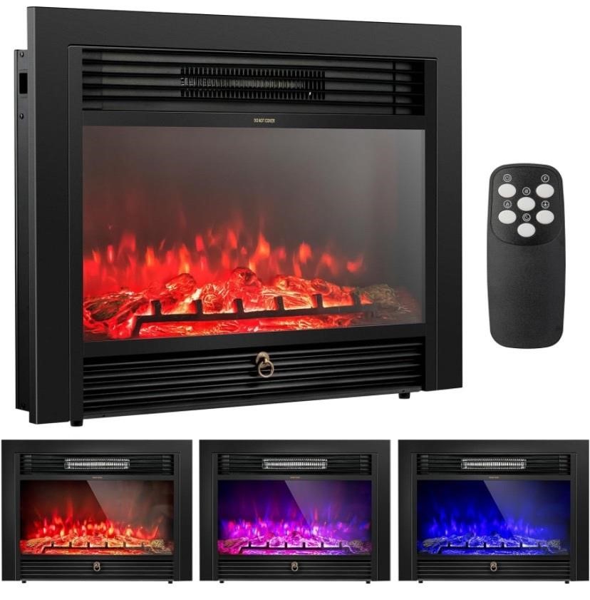 Retail$250 28.5 inch Electric Fireplace Insert